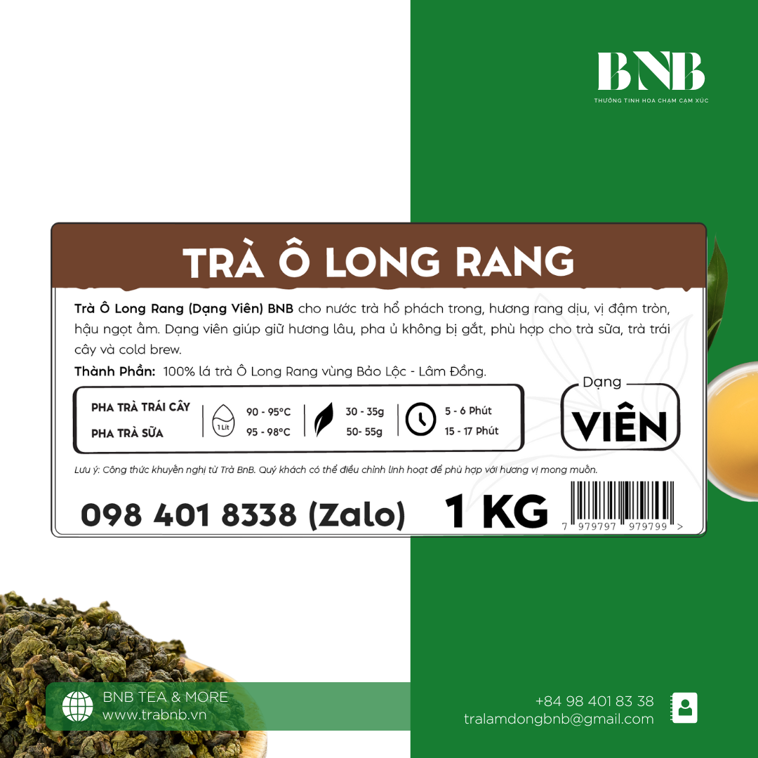 Trà Ô Long Rang BNB (Viên)- 1 KG